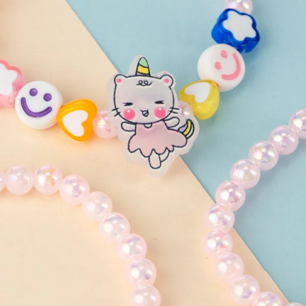 Set 3 vòng tay hình mèo dễ thương Animo A2305_MN013 (Hồng)