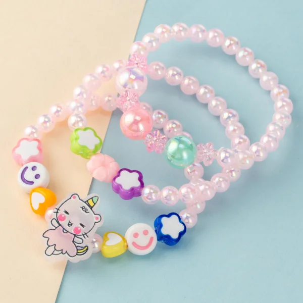 Set 3 vòng tay hình mèo dễ thương Animo A2305_MN013 (Hồng)