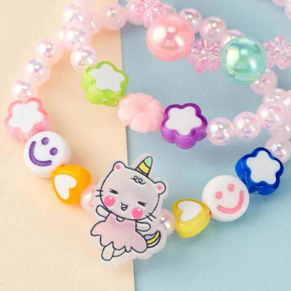 Set 3 vòng tay hình mèo dễ thương Animo A2305_MN013 (Hồng)