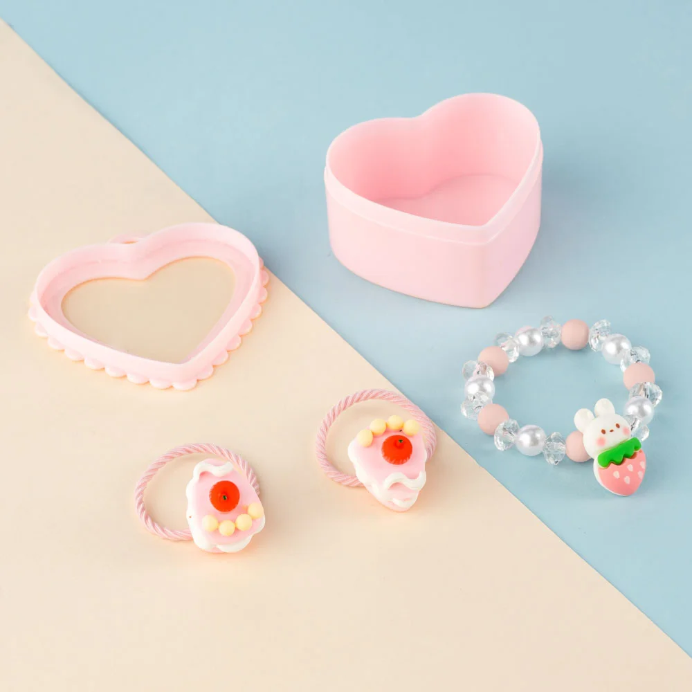 Combo vòng tay và cột tóc thỏ dâu tây Animo A2306_MN011 (Hồng)