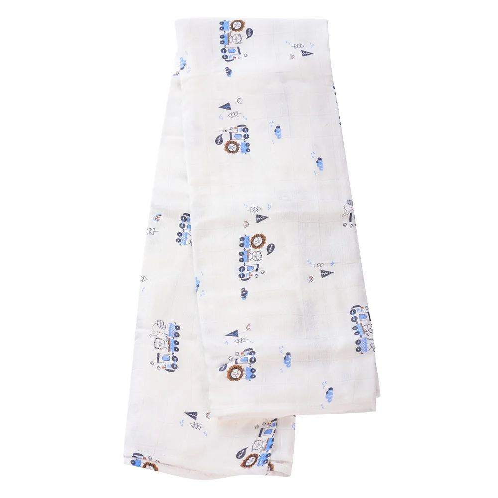 Khăn gạc tắm sợi tre 2 lớp Animo T2304_NBA006 (90x90cm,1 cái) (giao màu ngẫu nhiên)