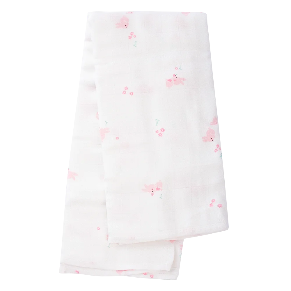 Khăn gạc tắm sợi tre 2 lớp Animo T2304_NBA005 (60x120cm,1 cái) (giao màu ngẫu nhiên)