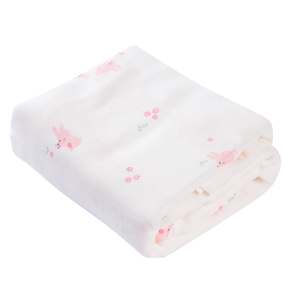 Khăn gạc tắm sợi tre 2 lớp Animo T2304_NBA005 (60x120cm,1 cái) (giao màu ngẫu nhiên)