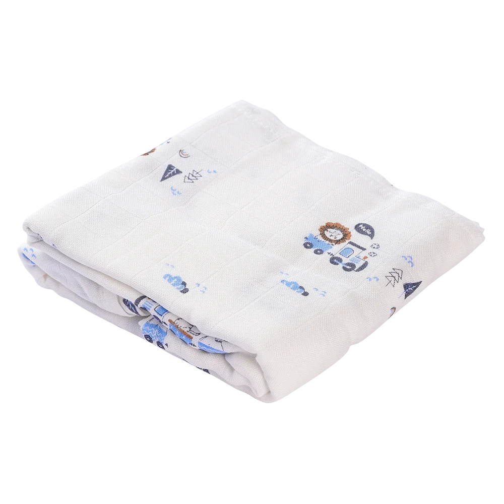 Khăn gạc tắm sợi tre 2 lớp Animo T2304_NBA005 (60x120cm,1 cái) (giao màu ngẫu nhiên)