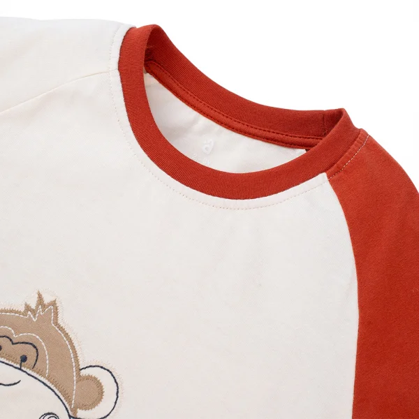 Bộ bé trai ngắn BST Khỉ Kháu Khỉnh Animo HN423021 (6M-6Y,Trắng)