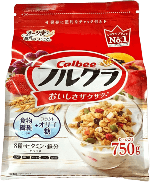 Ngũ cốc dinh dưỡng trái cây Calbee 750g