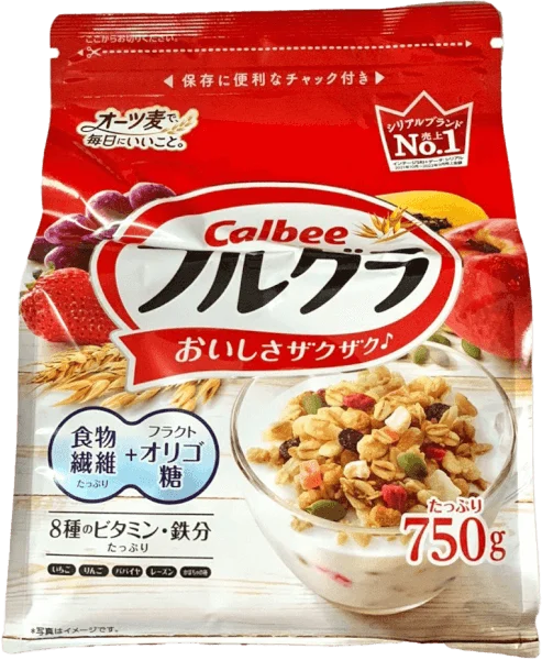 Ngũ cốc dinh dưỡng trái cây Calbee 750g