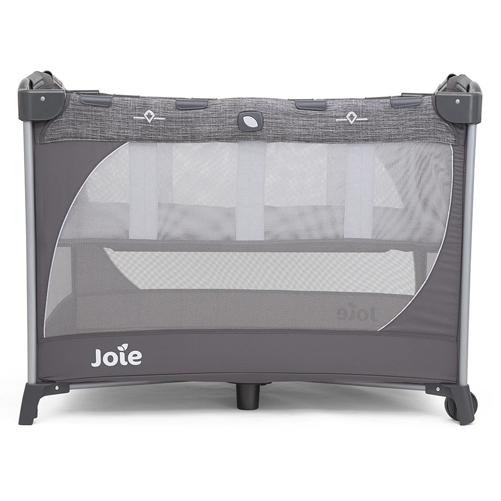 Giường cũi trẻ em Joie Commuter Change & Snooze Linen Gray