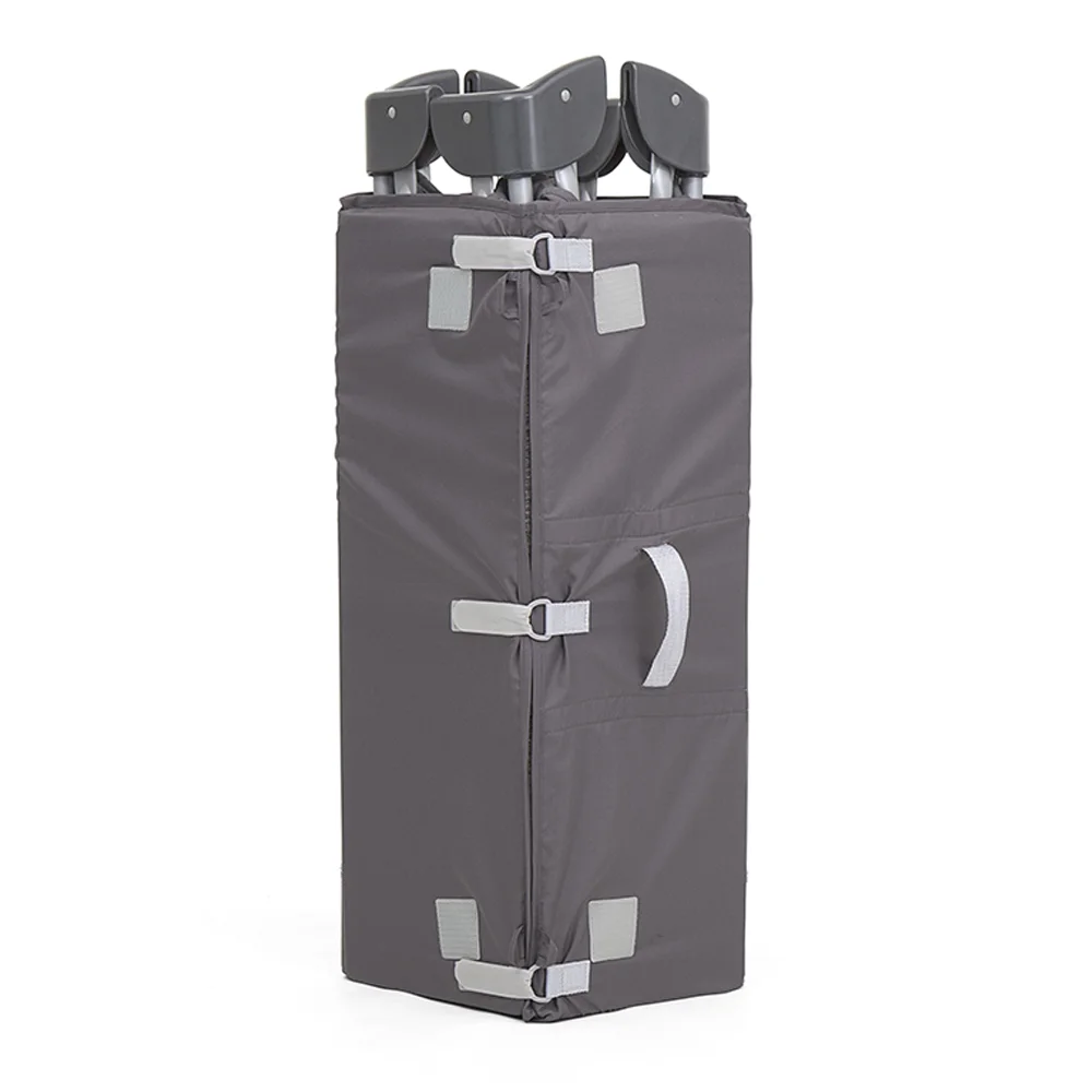 Giường cũi trẻ em Joie Commuter Change & Snooze Linen Gray