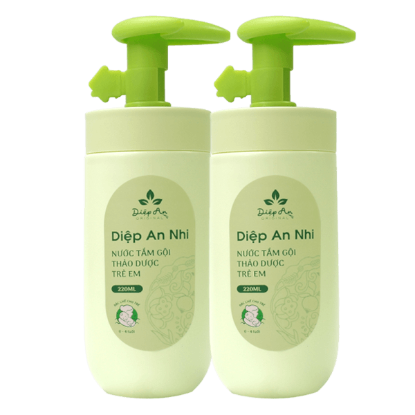 Combo 2 Nước tắm thảo dược Diệp An Nhi 220ml