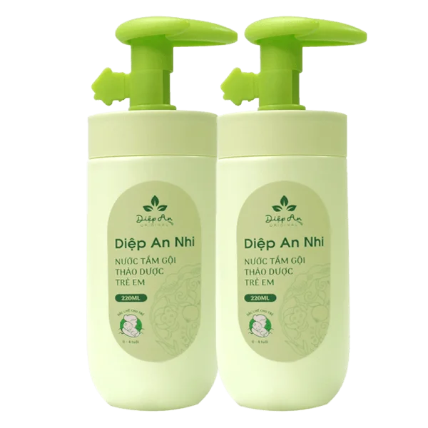 Combo 2 Nước tắm thảo dược Diệp An Nhi 220ml
