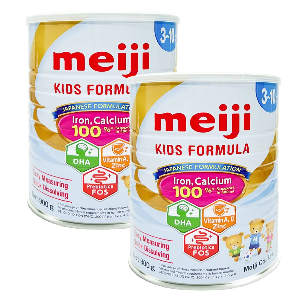Combo 2 Thực phẩm bổ sung Meiji Kids Formula 900g (3-10 tuổi)