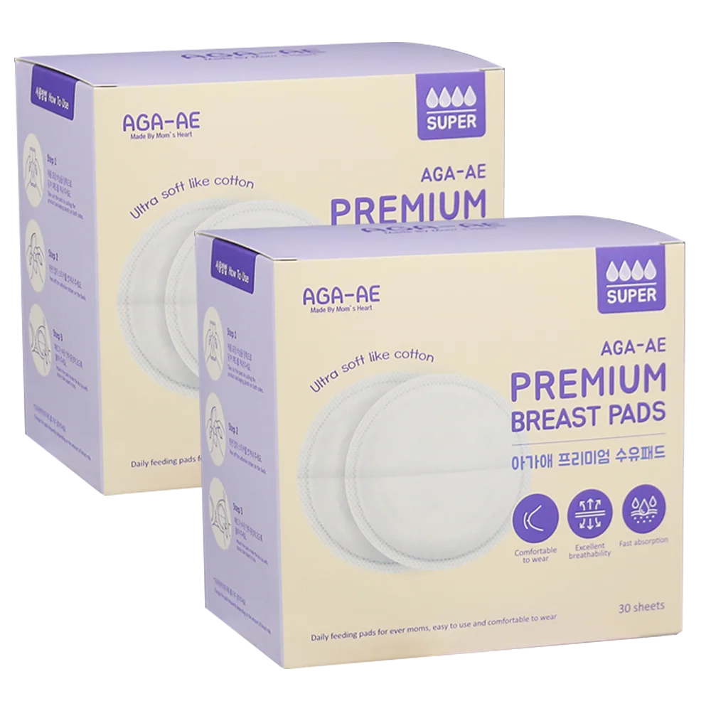 Combo 2 Miếng lót thấm sữa cao cấp AGA-AE (30 miếng/hộp)