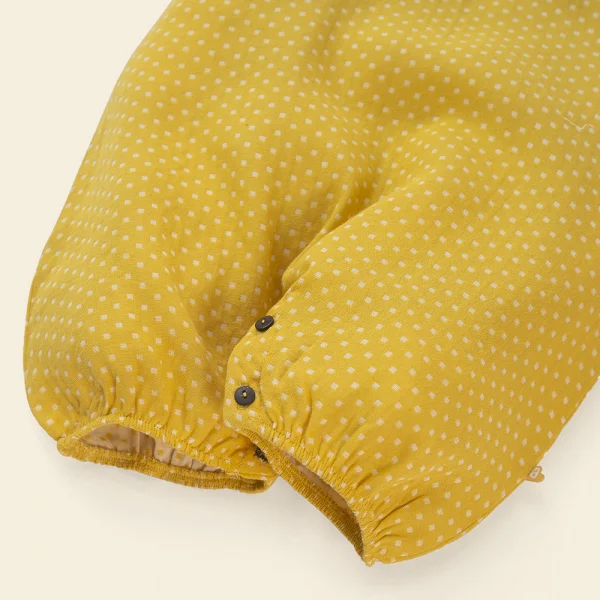 Bodysuit bé gái đùi Animo TX522020 (0-12M,Vàng)