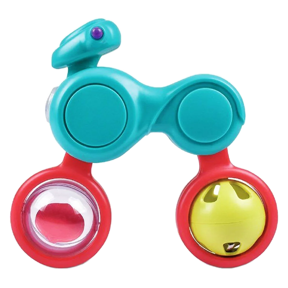 Xúc xắc xe mô tô văn tay cho bé JS049073 (Xanh)