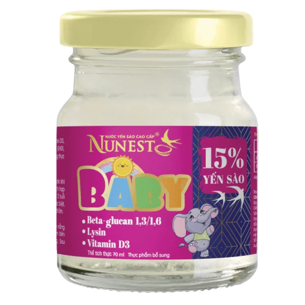 Nước Yến Nunest Kid Baby (lốc 6)