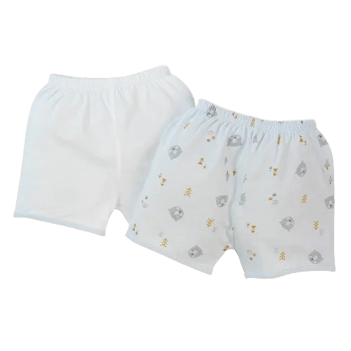 Cặp Quần sơ sinh ngắn Animo KV422086 (NB - 12M,Xám)