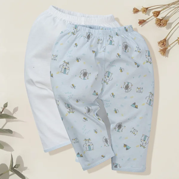 Cặp Quần sơ sinh dài Animo KV422094 (NB - 12M,Xanh biển)