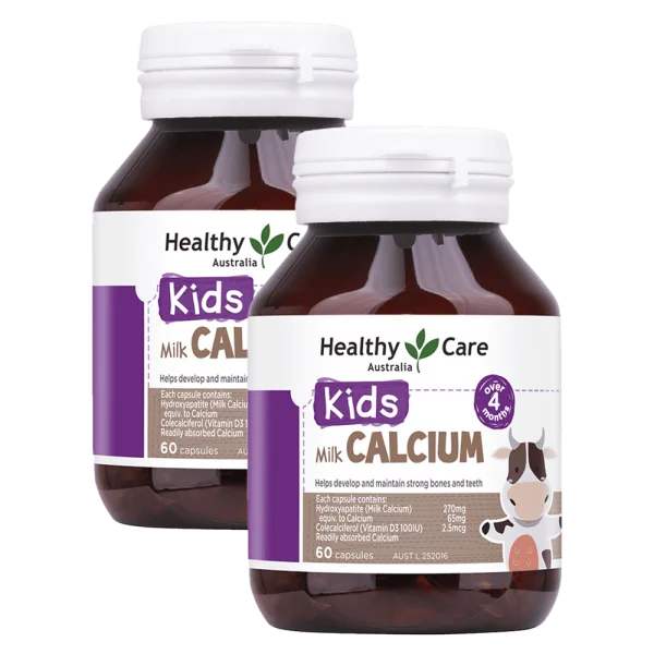 Combo 2 Thực phẩm bảo vệ sức khỏe Healthy Care Milk Calcium