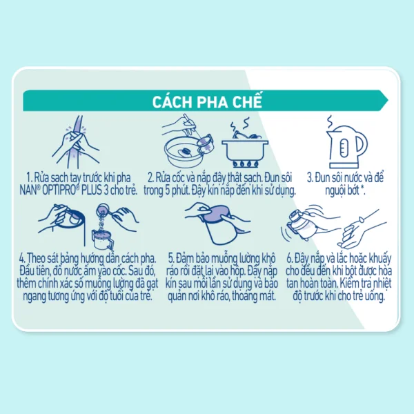 Sữa Nan Optipro PLUS 3 850g, với 5HMO, công thức từ Thụy Sĩ (1-2 tuổi)