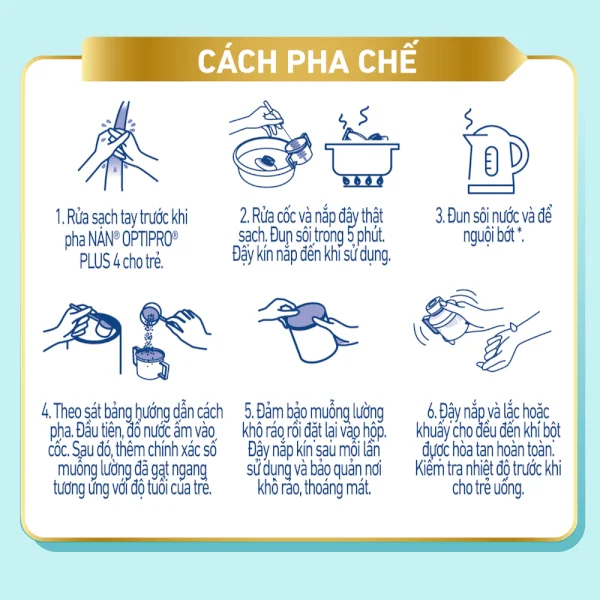 Sữa Nan Optipro PLUS 4 850g, với 5HMO, công thức từ Thụy Sĩ (2-6 tuổi)