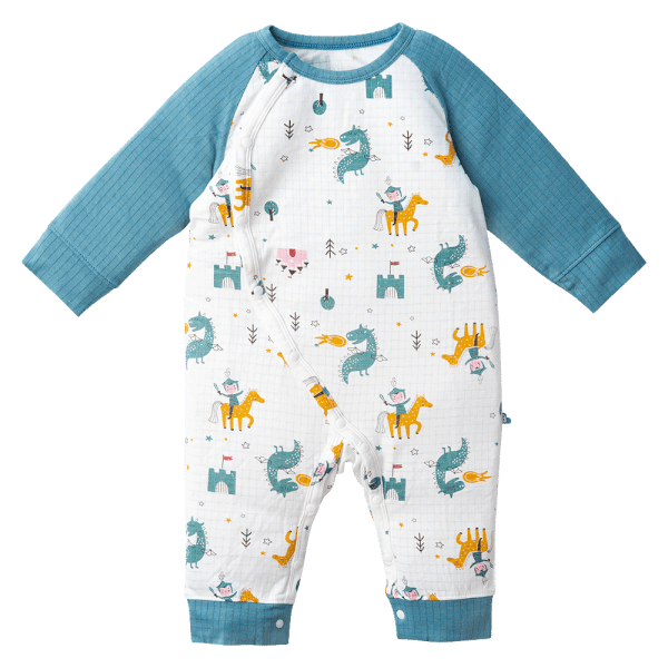 Bodysuit tính năng dài chống muỗi, HT Hiệp Sĩ Animo VĐ523020 (3-12M,Xanh lá)