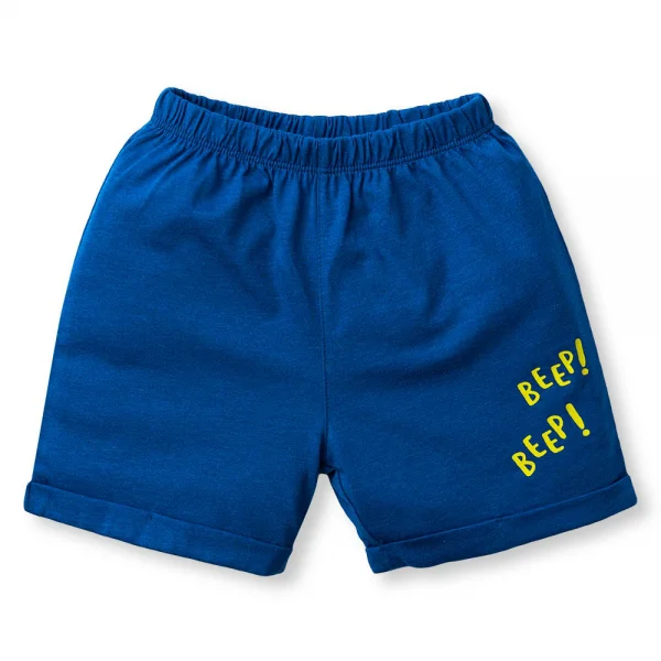 Bộ bé trai ngắn sát nách Animo HN323010 (6M-6Y,Đỏ phối xanh)