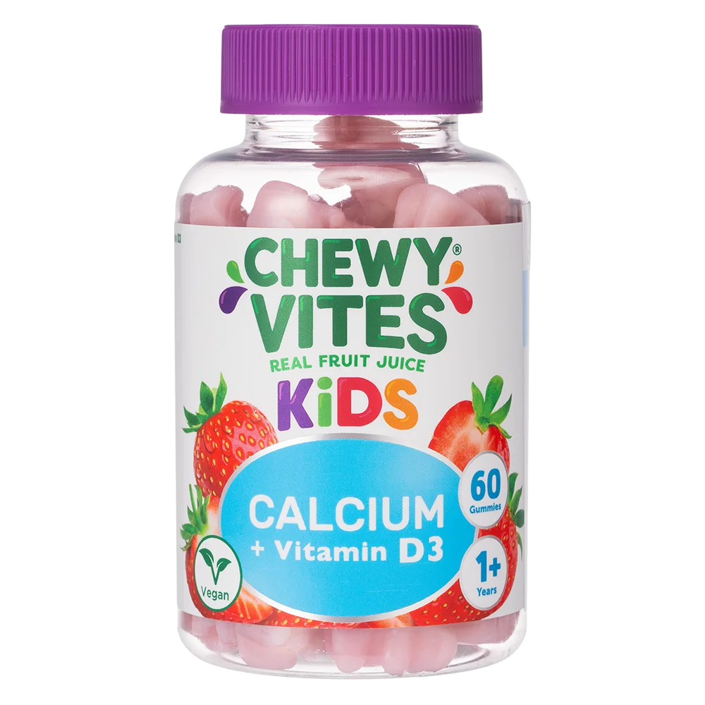 Thực phẩm bổ sung CHEWY VITES KIDS CALCIUM + VITAMIN D3