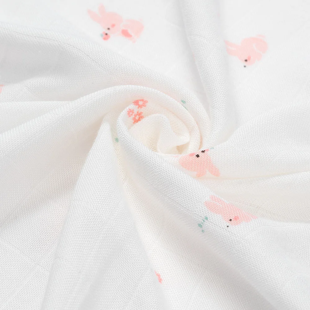 Khăn gạc tắm sợi tre 2 lớp Animo T2304_NBA006 (90x90cm,1 cái) (giao màu ngẫu nhiên)