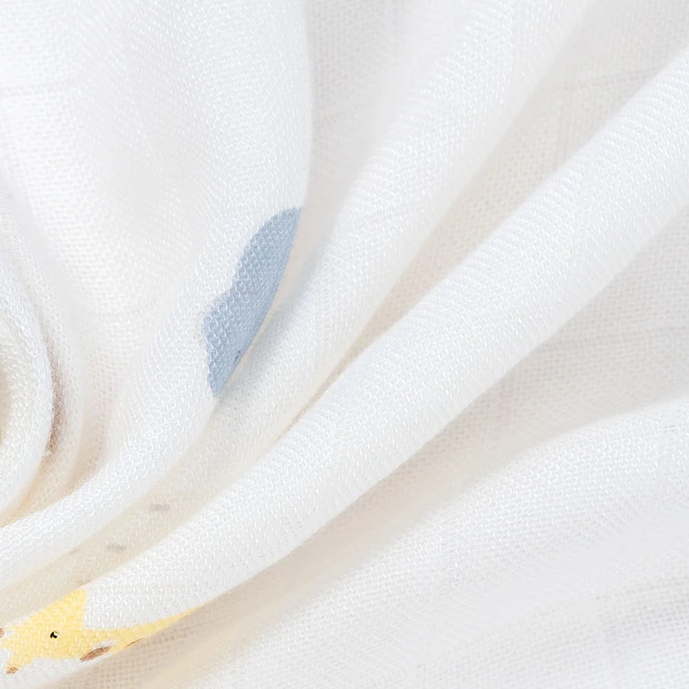 Khăn gạc tắm sợi tre 2 lớp Animo T2304_NBA006 (90x90cm,1 cái) (giao màu ngẫu nhiên)