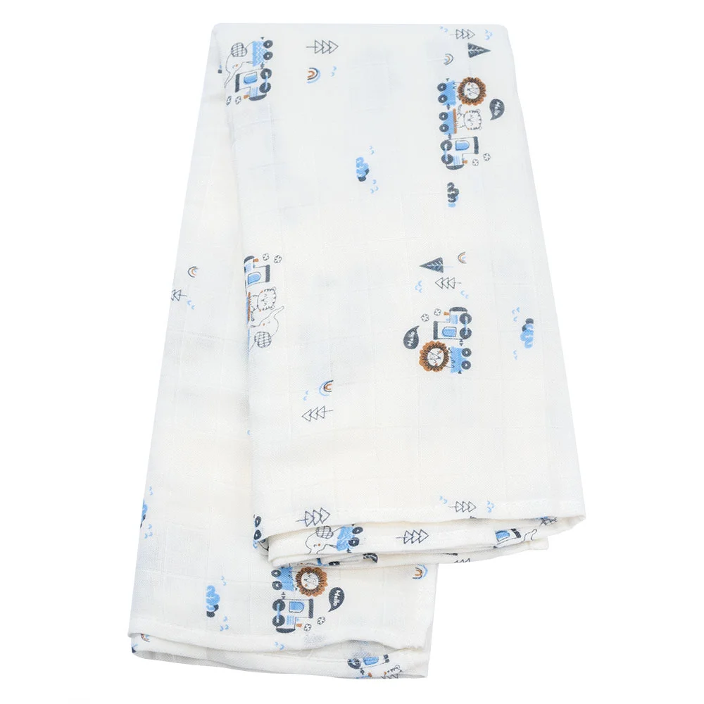 Khăn gạc tắm sợi tre 2 lớp Animo T2304_NBA005 (60x120cm,1 cái) (giao màu ngẫu nhiên)