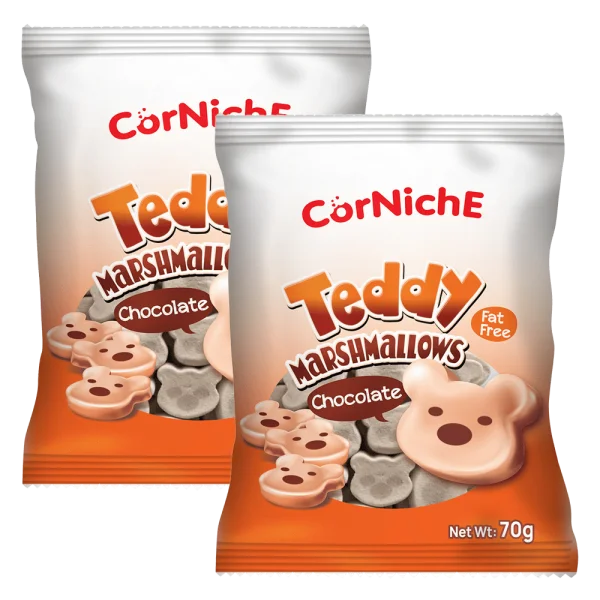 Combo 2 Kẹo Choccolate Teddy Marshmallows 70g