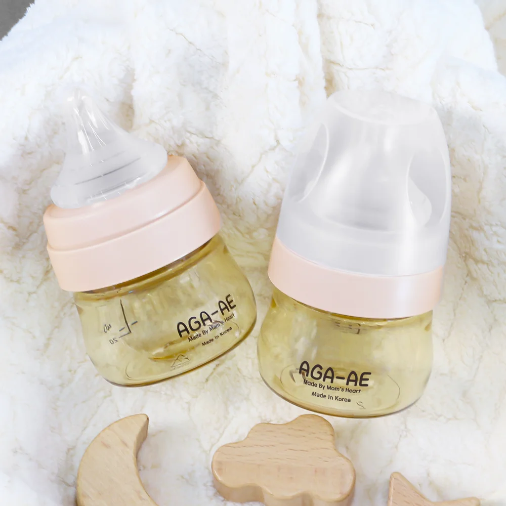 Combo 2 Bình sữa PPSU Aga-ae (Be) 60ml