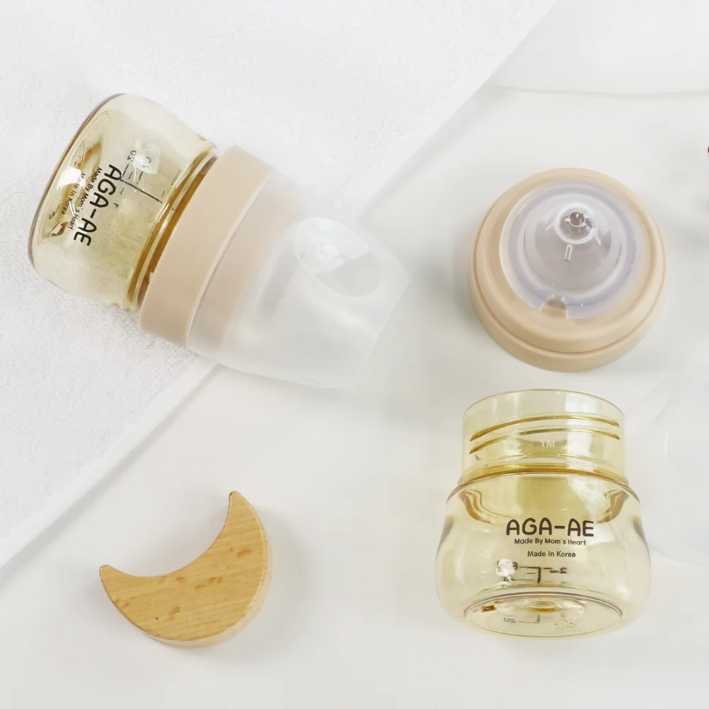 Combo 2 Bình sữa PPSU Aga-ae (Be) 60ml