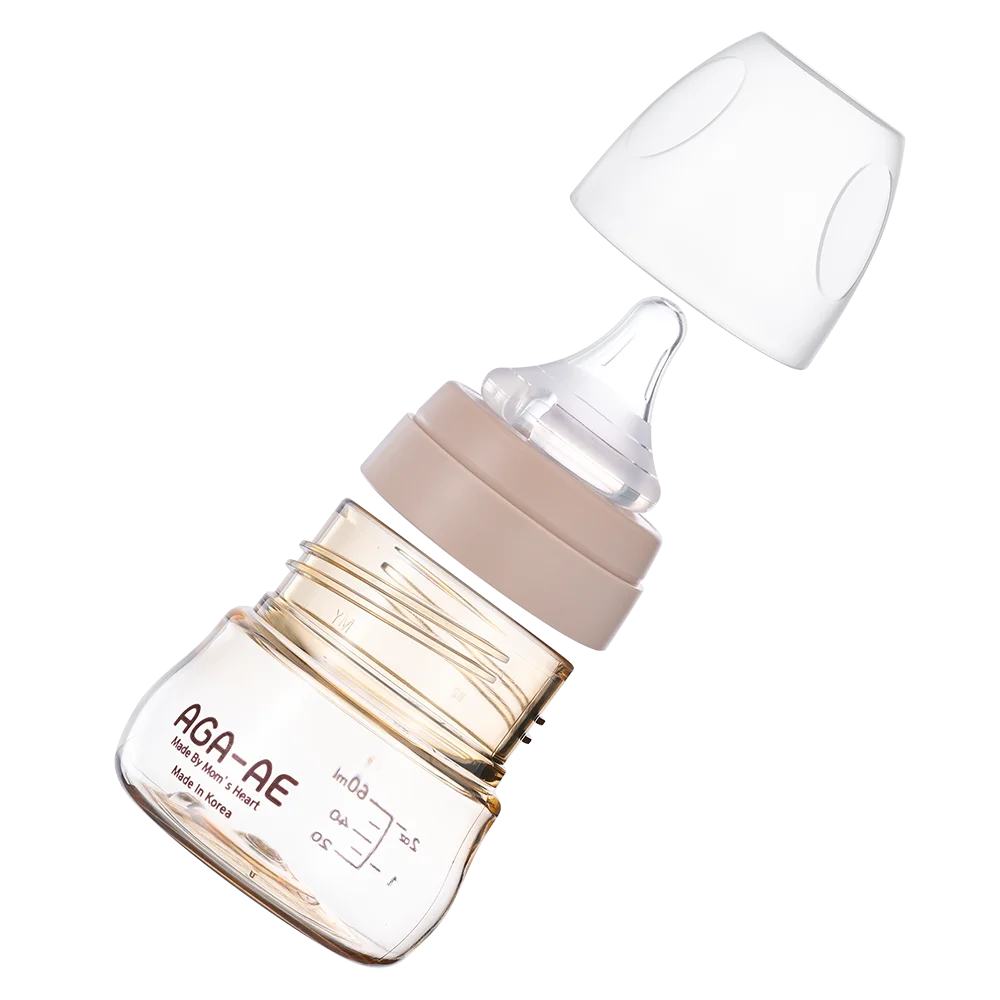 Combo 2 Bình sữa PPSU Aga-ae (Be) 60ml