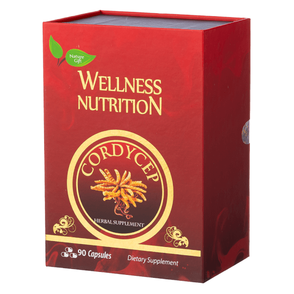 Viên đông trùng hạ thảo Wellness Nutrition Nature Gift (hộp 90 viên)