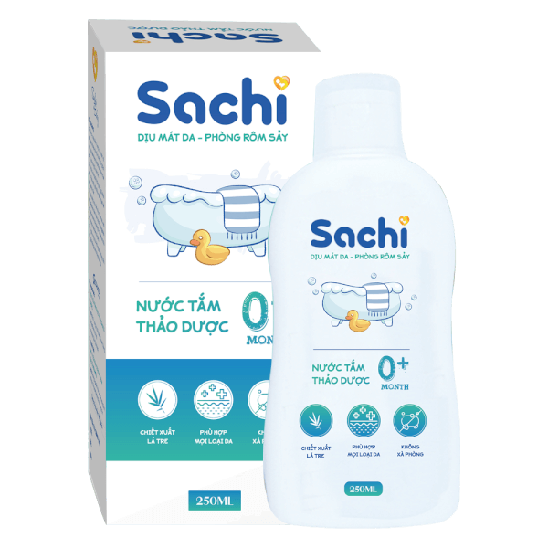 Nước tắm thảo dược Sachi 250ml