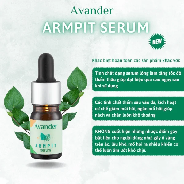 Serum khử mùi Avander Armpit 5ml