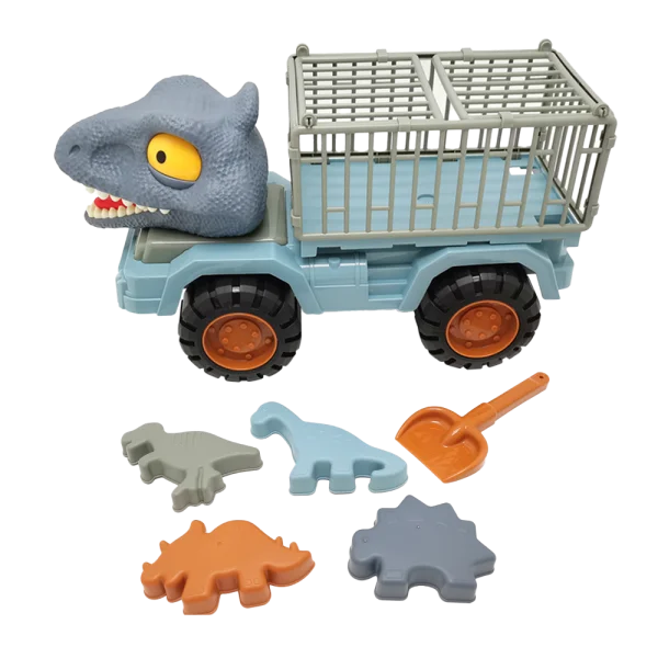 Đồ chơi đi biển xe khủng long kèm dụng cụ 7 pcs JS060291 C2305