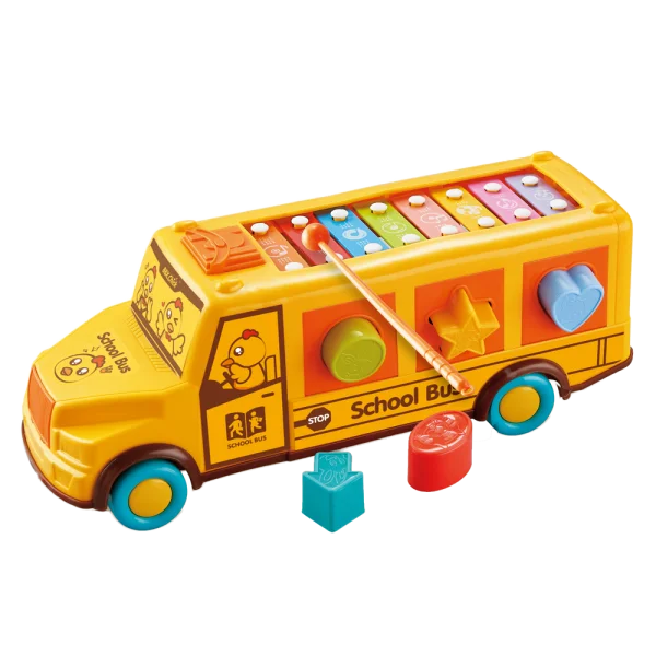 Xe buýt âm nhạc kèm thả khối cao cấp JS061008 C2305