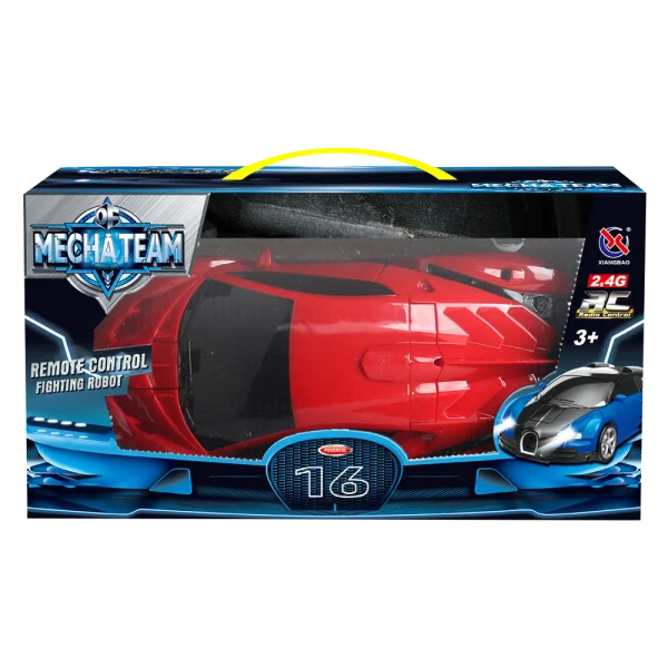 Xe điều khiển từ xa biến hình robot có đèn YN461410 (Đỏ)