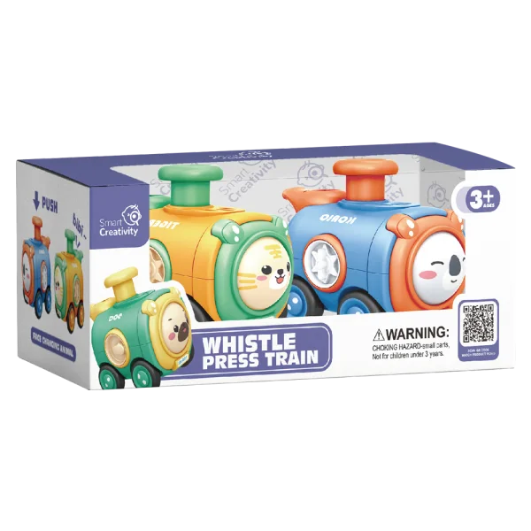 Đồ chơi tàu hỏa chạy trớn có còi thổi và thay đổi khuôn mặt YN509118