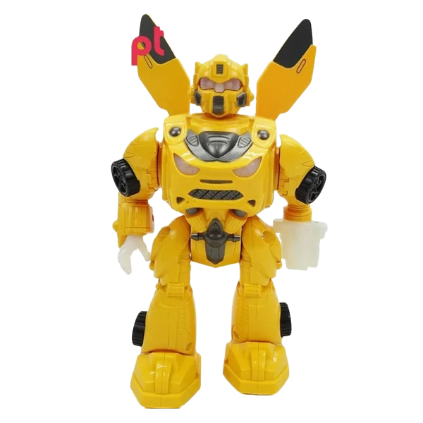 Đồ chơi robot biết nhảy có nhạc đèn YN509265 (Vàng)
