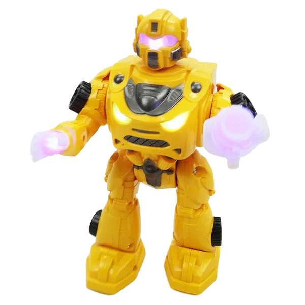 Đồ chơi robot biết nhảy có nhạc đèn YN509265 (Vàng)