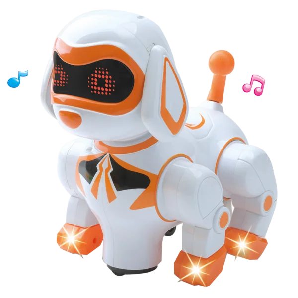 Đồ chơi chú chó biết nhảy có nhạc đèn YN188337 (Cam)