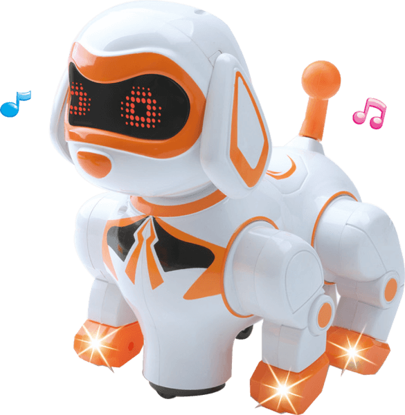 Đồ chơi chú chó biết nhảy có nhạc đèn YN188337 (Cam)