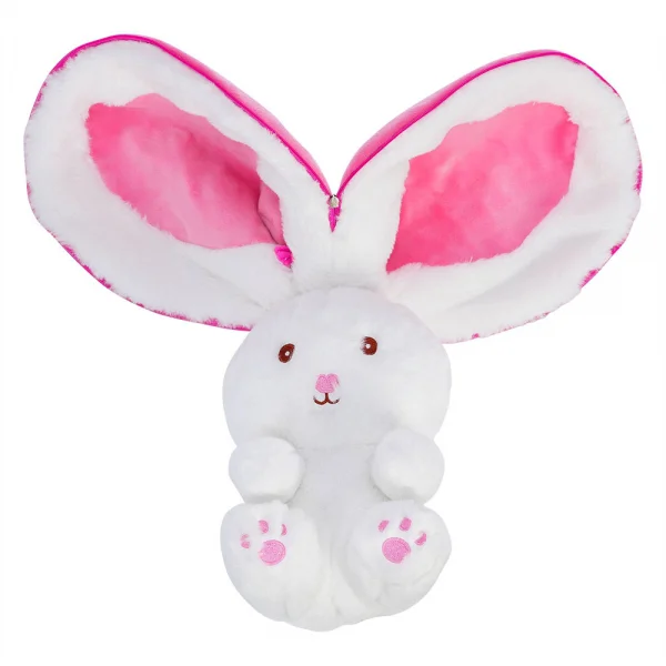 Thú bông bé thỏ trái dâu kèm dây xách Animo C62023