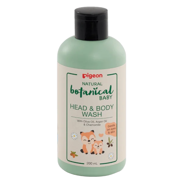 SỮA TẮM GỘI TOÀN THÂN CHO BÉ NATURAL BOTANICAL 200ML - PIGEON NATURAL BOTANICAL BABY HEAD & BODY WASH 200ML