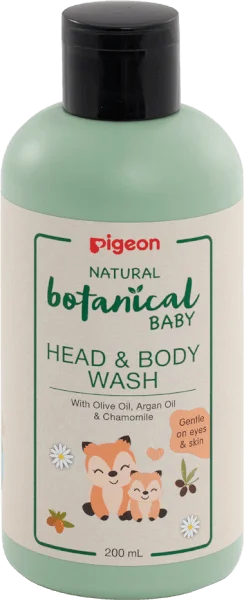 SỮA TẮM GỘI TOÀN THÂN CHO BÉ NATURAL BOTANICAL 200ML - PIGEON NATURAL BOTANICAL BABY HEAD & BODY WASH 200ML