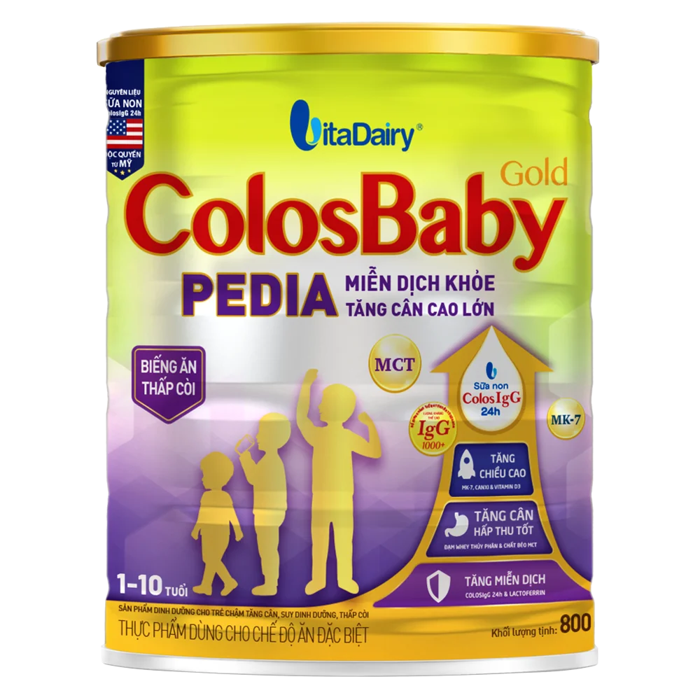 Sữa ColosBaby Gold Pedia 800g (1 - 10 tuổi)